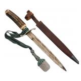 WWII GERMAN K98 BLADE MODIFIED HUNTING KNIFE