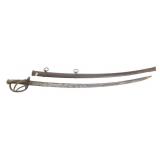 CIVIL WAR US M1840 CAVALRY SWORD by AMES