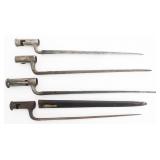 19th C. WORLD ARMED FORCES SOCKET BAYONETS