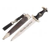 WWII GERMAN M1933 SS EM DRESS DAGGER by RZM M7/8