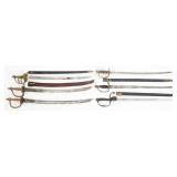 20th C. INDIAN MADE EUROPEAN TOURIST SWORDS