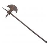 19th C. INDIAN TABAR WITH SCREW IN SPIKE HANDLE