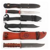 COLD WAR US Mk3 MOD O, IMPERIAL & CASE MkII KNIVES