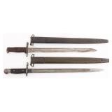 WWI US ARMED FORCES M1905 & M1917 BAYONETS
