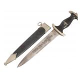 WWII GERMAN MODEL 1933 SS EM DRESS DAGGER by BOKER
