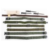 COLD WAR US M4, M5A1 & M6 BAYONETS & BELTS