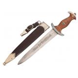 WWII GERMAN SA PARTS DAGGER by AUGUST BICKEL