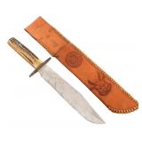COLD WAR GERMAN BOWIE KNIFE by RUKO WITH SHEATH
