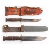 WWII - COLD WAR USN MkII & USAF JET PILOT KNIVES