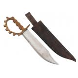 WWII AUSTRALIAN MADE US RANGER BRASS KNUCKLE KNIFE