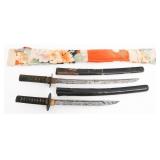 IMPERIAL JAPANESE WAKIZASHIS WITH SAYAS