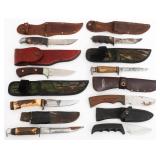 FIXED BLADE HUNTING KNIVES - CASE, SCHRADE, & MORE