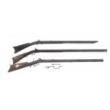 PERCUSSION RIFLES FOR PARTS OR REPAIR