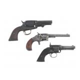ANTIQUE PERCUSSION AND CARTRIDGE REVOLVERS