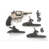 PARTS REVOLVER AND PERCUSSION SIDE PLATES