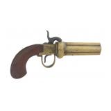 JOHAN ENGHOLM .30 CALIBER PEPPERBOX REVOLVER