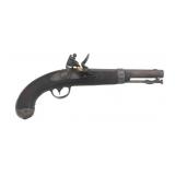 1837 JOHNSON MODEL 1836 .54 CAL FLINTLOCK PISTOL