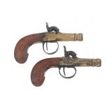 BELGIAN .41 CALIBER MUFF PISTOL PAIR