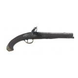 ITALIAN LAZARO LAZARINO .60 CAL FLINTLOCK PISTOL