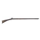 J EDMONDS SIGNED .50 CALIBER FLINTLOCK RIFLE