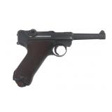 WWI GERMAN ERFURT P08 9mm CALIBER LUGER PISTOL