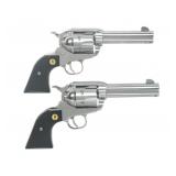 SASS RUGER NEW VAQUERO .357 MAG REVOLVER PAIR