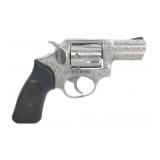 ENGRAVED RUGER MODEL SP101 .357 MAG CAL REVOLVER