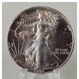 1990 1oz American Silver Eagle