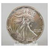 1990 1oz American Silver Eagle