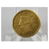 1852 Gold 2 1/2 Dollar Liberty Head Coin