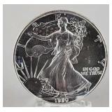 1990 1oz American Silver Eagle