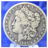 1897-O Morgan Dollar Toned