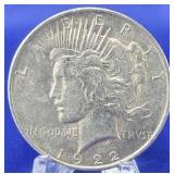 1922 Peace Dollar UNC.