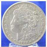 1921-S Morgan Dollar AU+