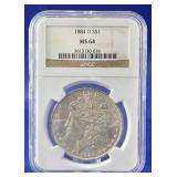 1884-O Morgan Dollar NGC MS 64