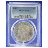 1885 Morgan Dollar PCGS MS 64