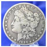 1886-O Morgan Dollar Toned