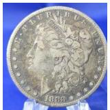 1883 Morgan Dollar Toned