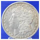 1896 Morgan Dollar AU+