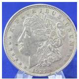 1921 Morgan Dollar AU+