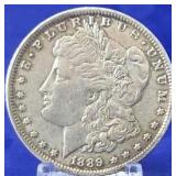 1889-O Morgan Dollar AU+