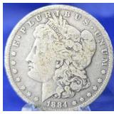 1884 Morgan Dollar