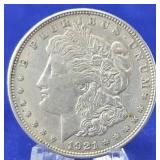 1921-D Morgan Dollar UNC.