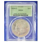1904-O Morgan Dollar PCGS MS 64