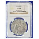 1898-O Morgan Dollar NGC MS 64