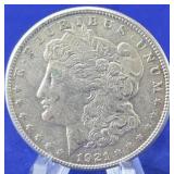 1921-S Morgan Dollar AU+