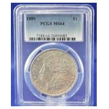 1889 Morgan Dollar PCGS MS 64