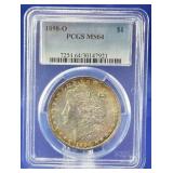 1898-O Morgan Dollar PCGS MS 64