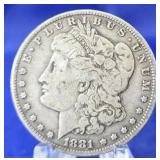 1881-O Morgan Dollar