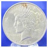1922 Peace Dollar UNC.